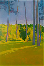 'Ladders to the Sky',  Oil on Canvas, 22 X 32  SOLD