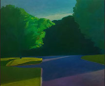 'The Enigma of a Street',  Oil on Canvas, 30 X 32,  SOLD